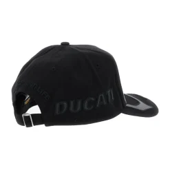 Schwarze Baseballkappe mit Logo-Stickerei