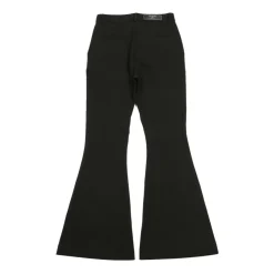 Schwarze Baumwollschlaghose