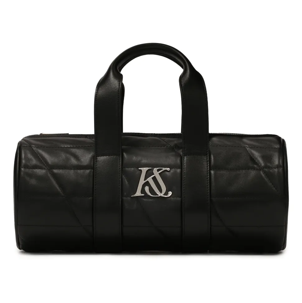 Schwarze Bowlingtasche