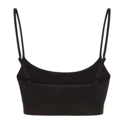Schwarze Bralette Sportliches Feminines Design