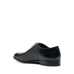 Schwarze Business-Schnürschuhe aus Leder