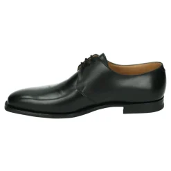 Schwarze Business-Schuhe mit Ledersohle