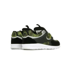 Schwarze Camo Print Herren Skate Schuhe