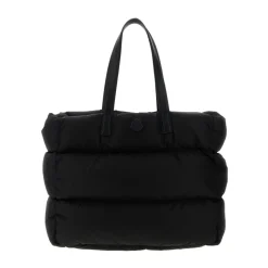 Schwarze Caradoc Gepolsterte Tote Tasche