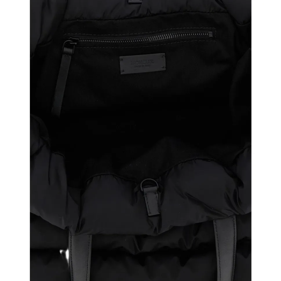 Schwarze Caradoc Gepolsterte Tote Tasche