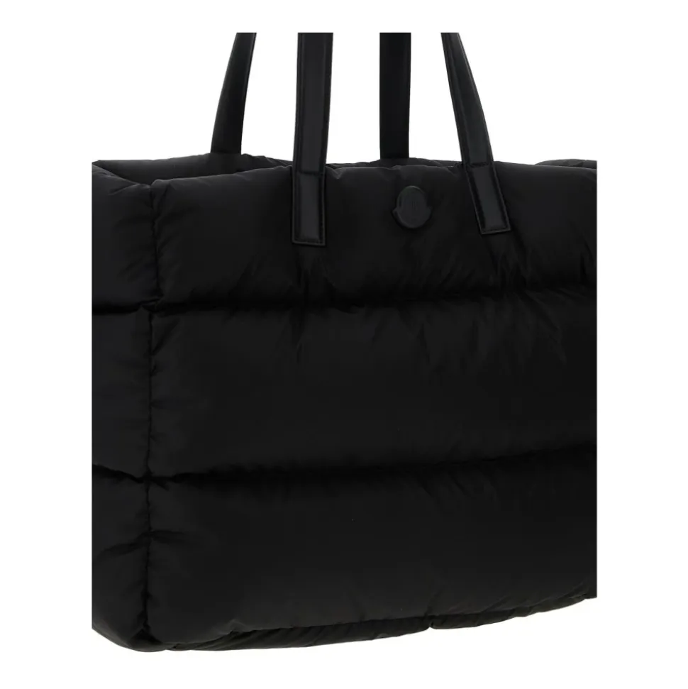 Schwarze Caradoc Gepolsterte Tote Tasche