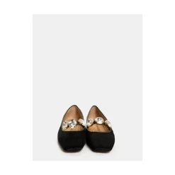 Schwarze Cavallino Ballerina mit Schmuckband