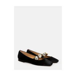 Schwarze Cavallino Ballerina mit Schmuckband