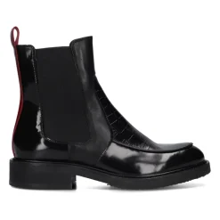 Schwarze Chelsea Boots A7100