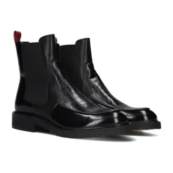 Schwarze Chelsea Boots A7100