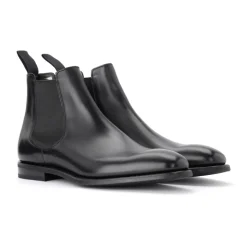 Schwarze Chelsea Boots aus Leder
