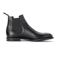 Schwarze Chelsea Boots aus Leder