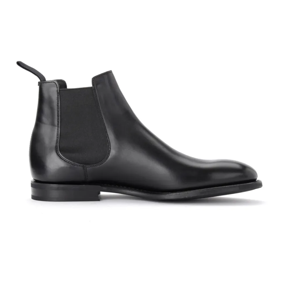 Schwarze Chelsea Boots aus Leder