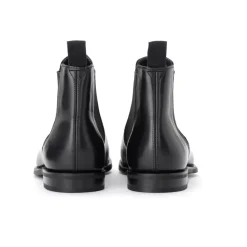 Schwarze Chelsea Boots aus Leder
