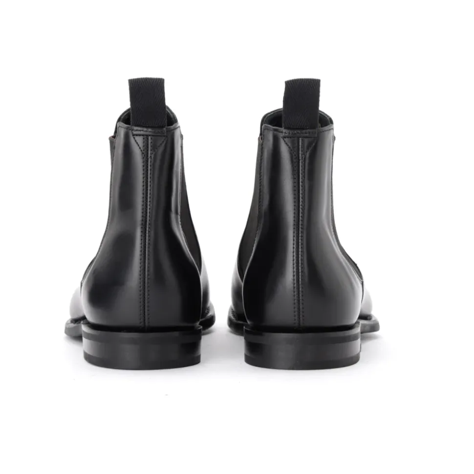 Schwarze Chelsea Boots aus Leder