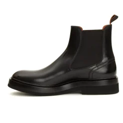Schwarze Chelsea Boots aus Leder