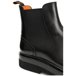 Schwarze Chelsea Boots aus Leder