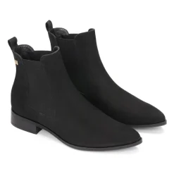 Schwarze Chelsea-Stiefel für Damen