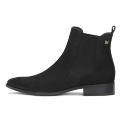 Schwarze Chelsea-Stiefel für Damen