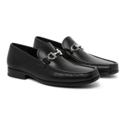 Schwarze Chris Loafers aus Leder