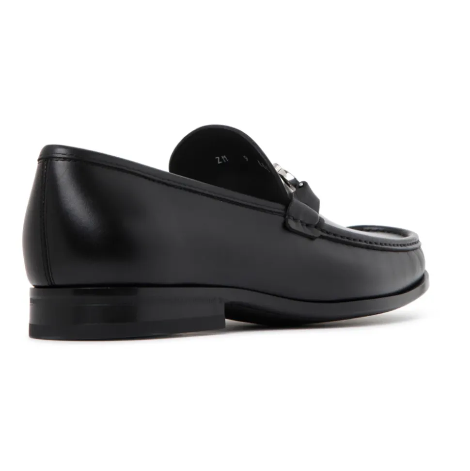 Schwarze Chris Loafers aus Leder