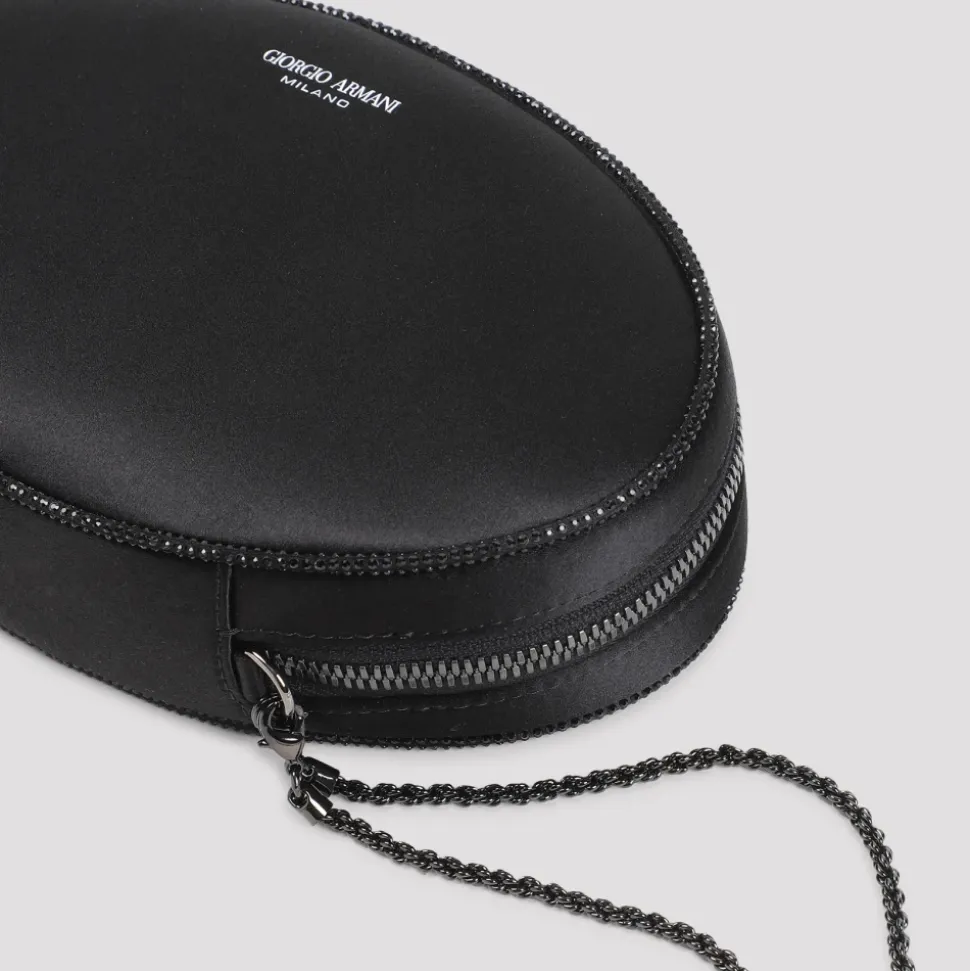 Schwarze Clutch Tasche AW24