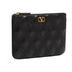 Schwarze Clutch Tasche für Frauen