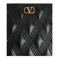 Schwarze Clutch Tasche für Frauen