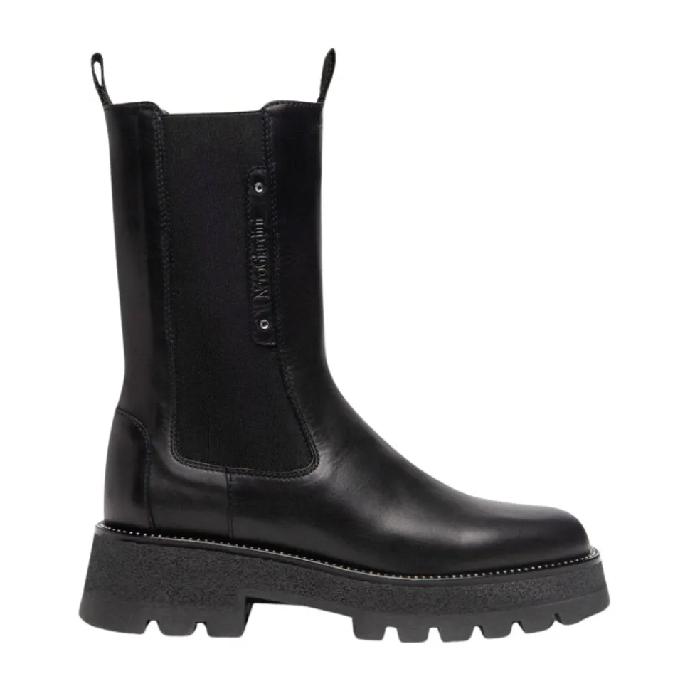 Schwarze Combat Boots mit DryGo!® Technologie