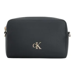 Schwarze Crossbody-Kameratasche Elegante Silhouette