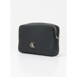 Schwarze Crossbody-Kameratasche Elegante Silhouette