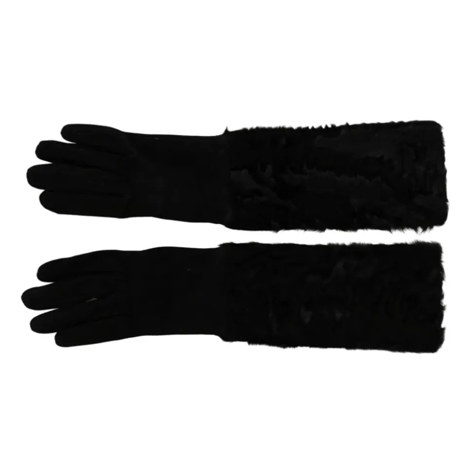 Schwarze Ellenbogenlange Handschuhe - Hohe Qualität