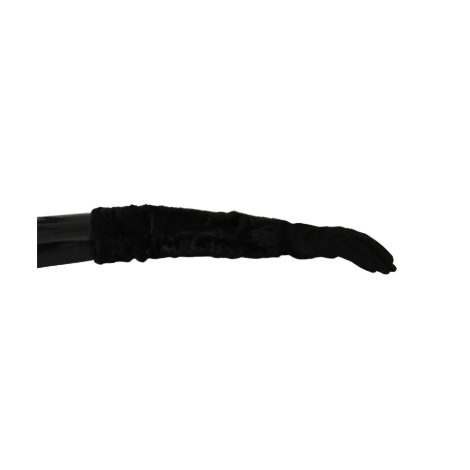 Schwarze Ellenbogenlange Handschuhe - Hohe Qualität