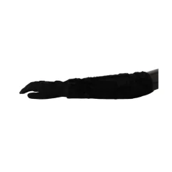 Schwarze Ellenbogenlange Handschuhe - Hohe Qualität