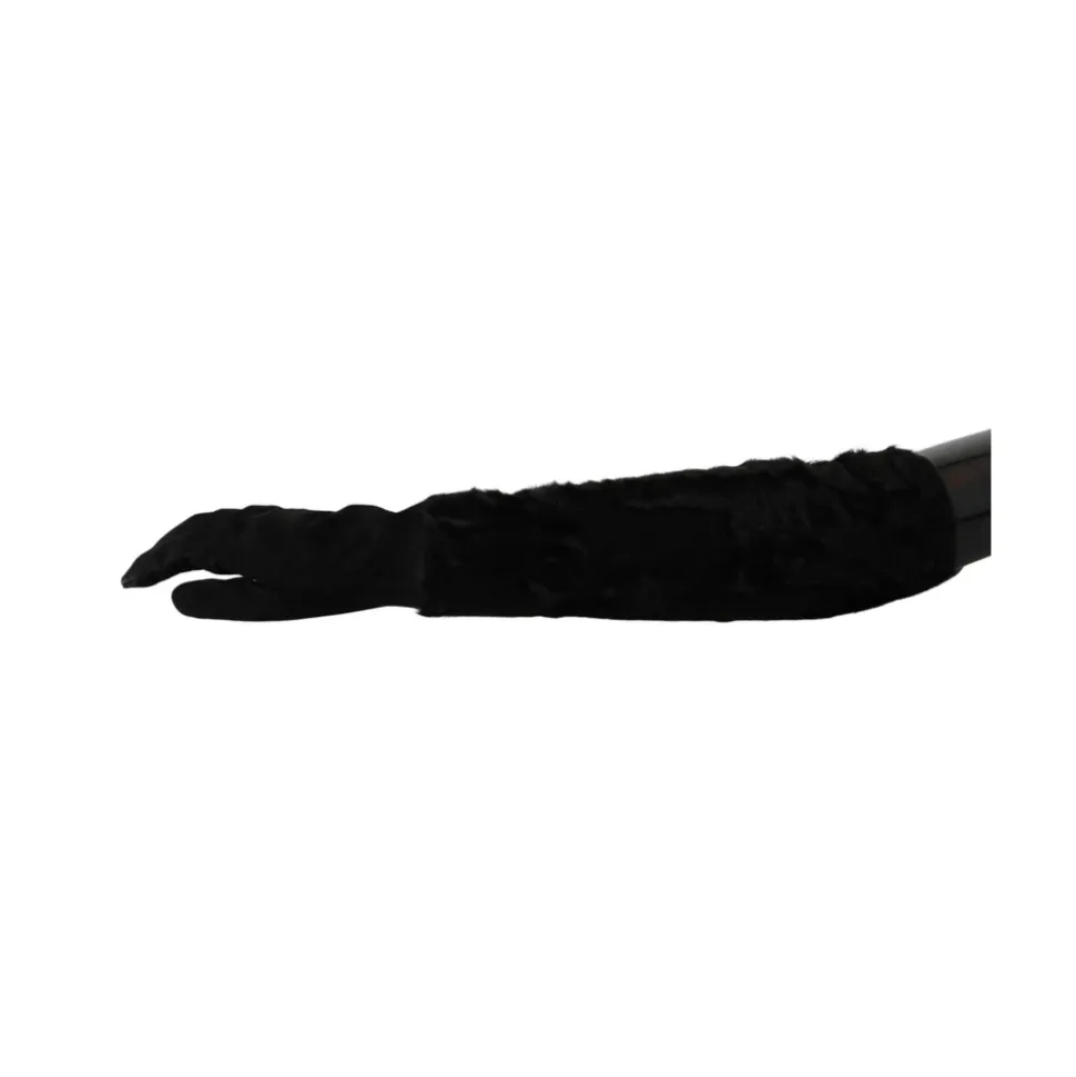 Schwarze Ellenbogenlange Handschuhe - Hohe Qualität