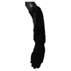 Schwarze Ellenbogenlange Handschuhe - Hohe Qualität