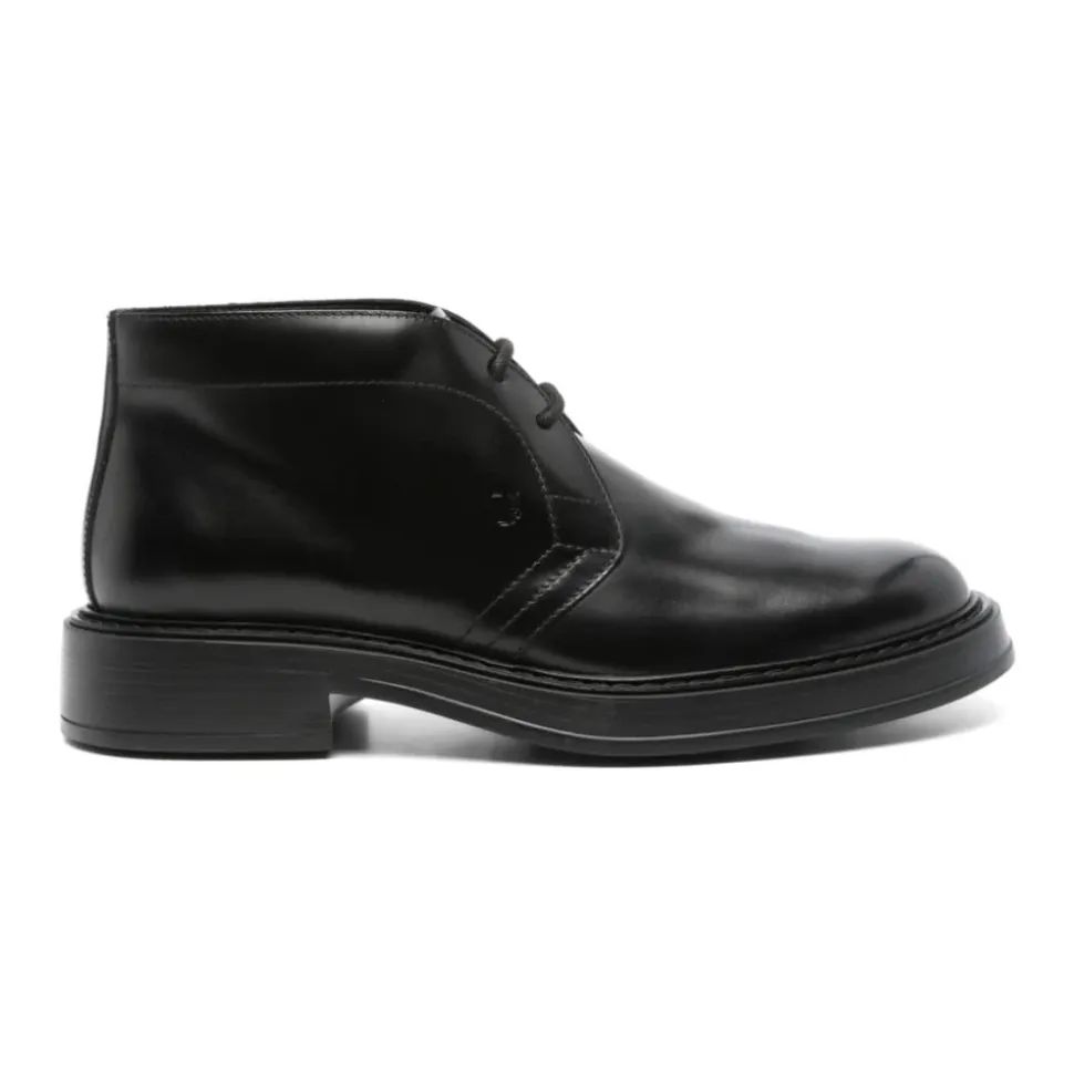 Schwarze flache Schuhe