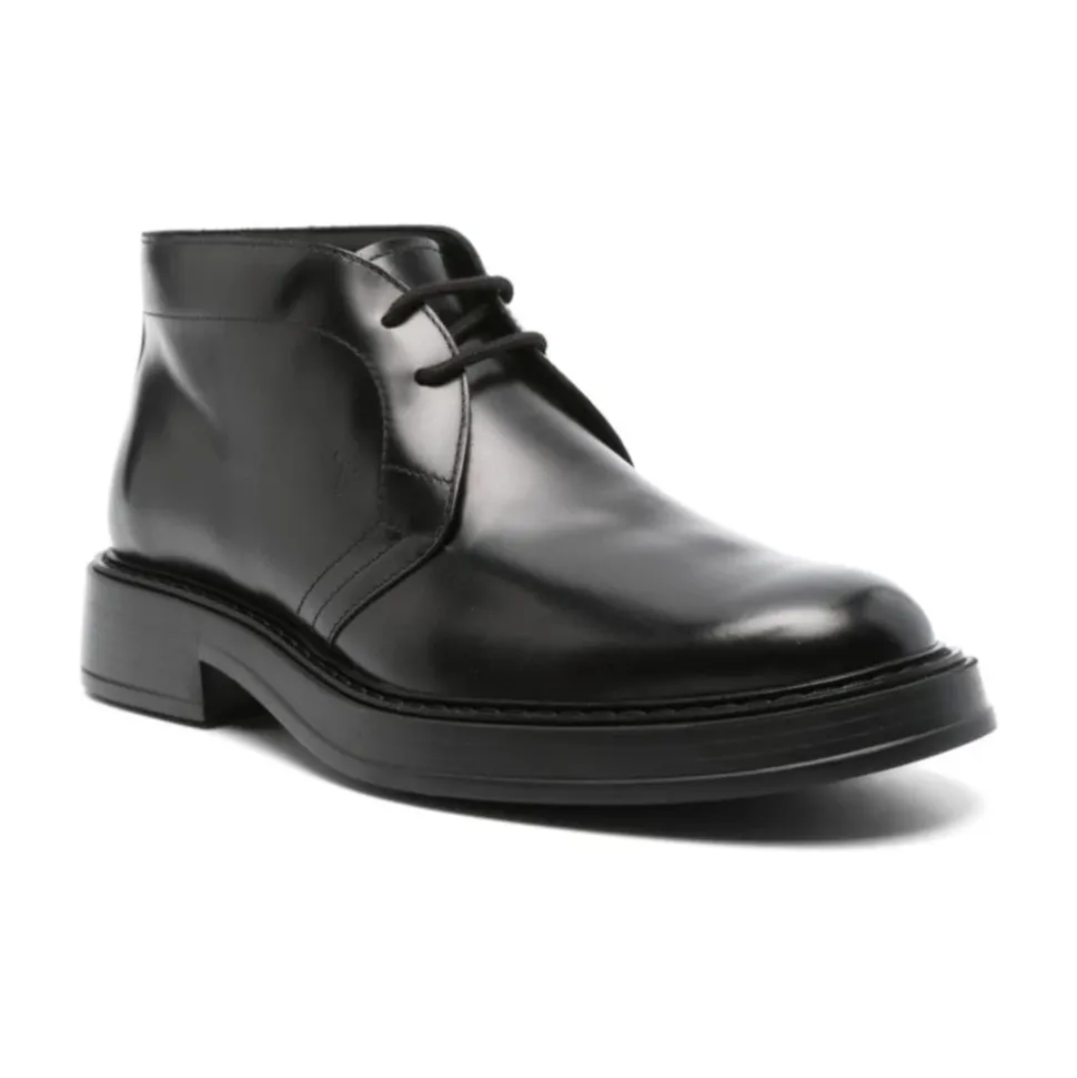 Schwarze flache Schuhe