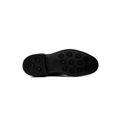 Schwarze flache Schuhe für Herren