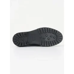 Schwarze flache Schuhe MOC-TOE vielseitiges Leder