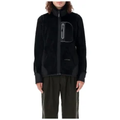 Schwarze Fleecejacke Oberbekleidung AW24