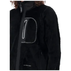 Schwarze Fleecejacke Oberbekleidung AW24