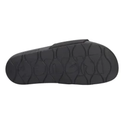 Schwarze Flip Flops und Slider