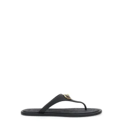 Schwarze Gummislider Sandalen