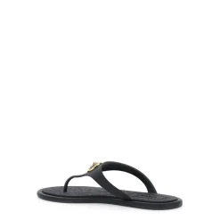Schwarze Gummislider Sandalen