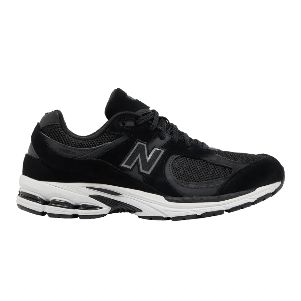 Schwarze Gunmetal 2002R Sneakers