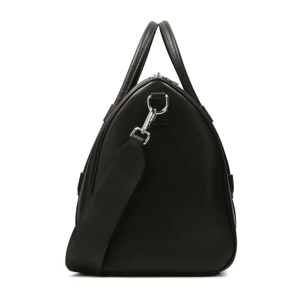 Schwarze Hand- und Schulterreisetasche