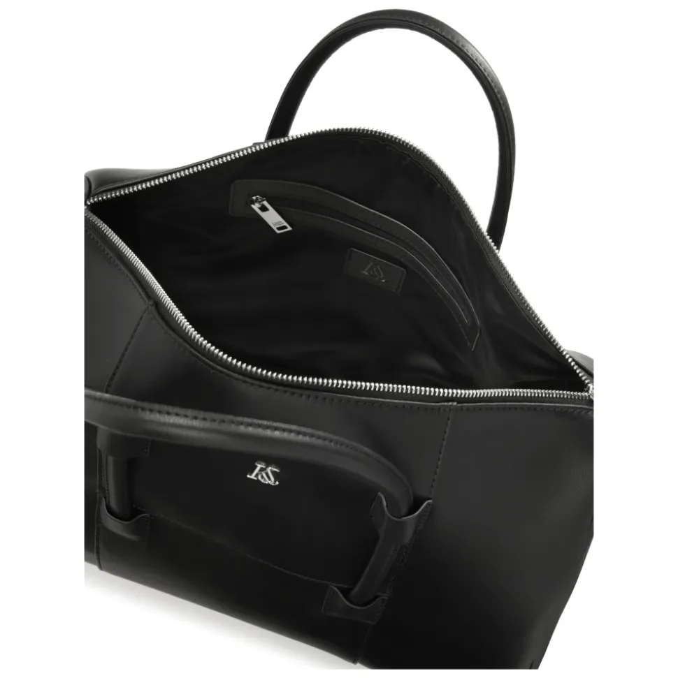 Schwarze Hand- und Schulterreisetasche