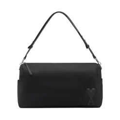 Schwarze Heart Logo Bum Bag