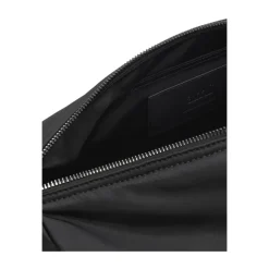 Schwarze Heart Logo Bum Bag